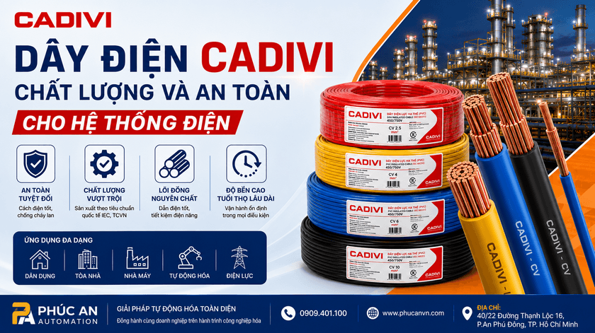 Day dien Cadivi – Chat luong va An toan cho He thong Dien ty le