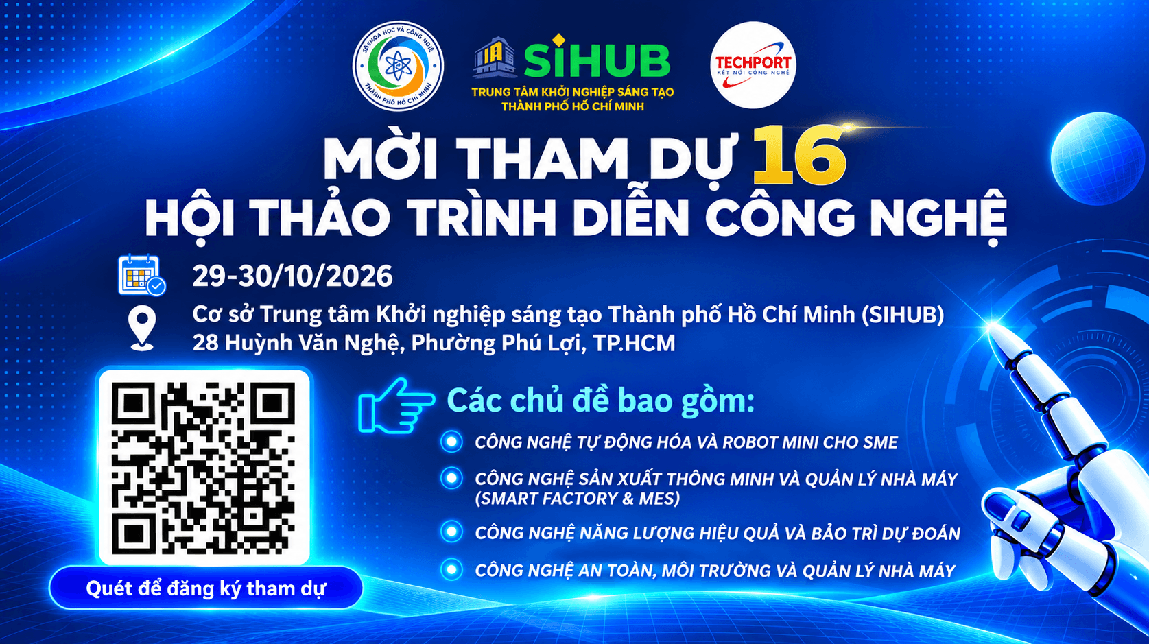 techmart cong nghe san xuat thong minh tu dong hoa cho doanh nghiep vua va nho 2026
